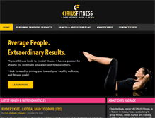 Tablet Screenshot of ciriusfitness.com